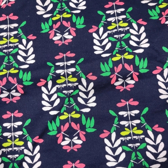 Crown & Ivy Shorts Size 18W Curvy Blue Dragonflies NWOT Waist 42" Womens - Picture 6 of 8